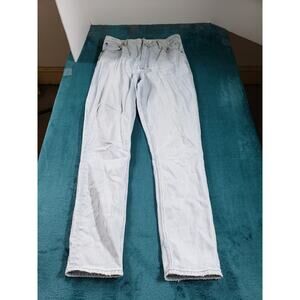 Abercrombie & Fitch Jeans Sz 6 Long Womens Blue Stretch Pants High Rise Skinny